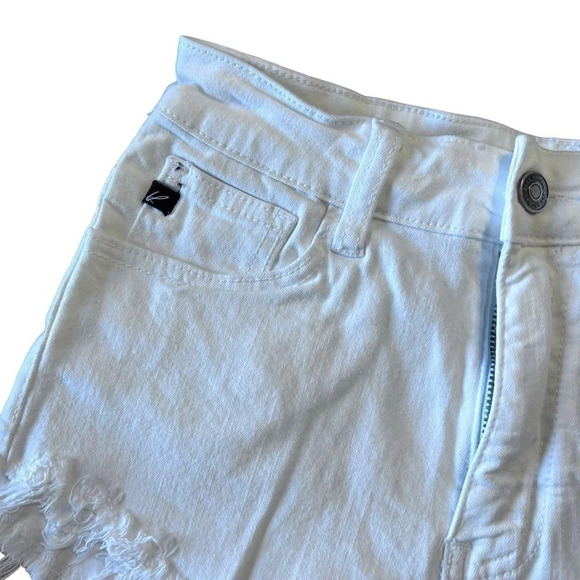 KANCAN White cut off shorts size 1/24 - Picture 2 of 7